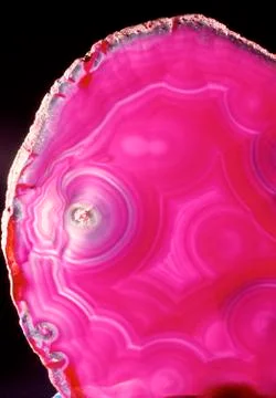 Pattern minerals agate chalcedon crystal micro 7 Stock Photos