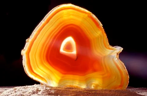 Pattern minerals banded jasper agate chalcedon Stock Photos