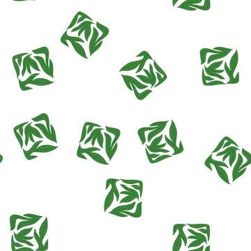 Pattern minimal abstract square flowers cartoon vector 스톡 일러스트