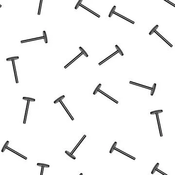 Pattern Minimalist paper towel holder standing on a white background Illustrazione stock