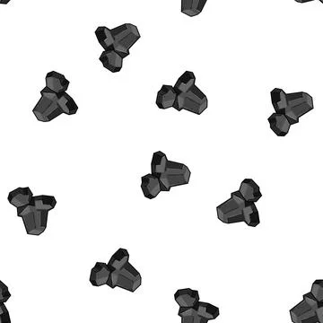 Pattern mining coal ore cartoon vector Stock Illustration