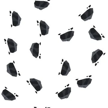 Pattern mining coal ore cartoon vector Stock Illustration