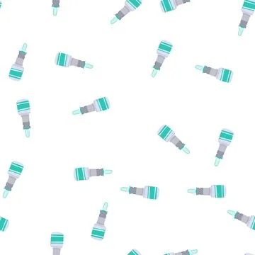 Pattern mist nasal spray bottle cartoon vector Stock Illustration