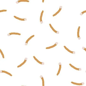 Pattern miswak natural stick for effective oral hygiene 库存插图