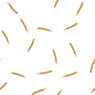 Pattern miswak natural toothbrush twig for oral hygiene Illustrazione stock
