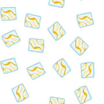 Pattern mockup mouse pad cartoon vector Stock Illustration