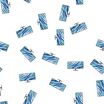 Pattern mockup tv screen cartoon vector 库存插图