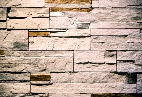 Pattern of Modern Brick stone Wall Surfaced Stock Photos