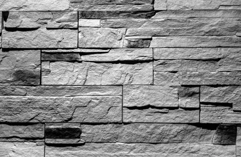 Pattern of Modern Brick stone Wall Surfaced Stock Photos