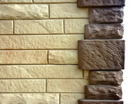 Pattern of modern brick wall. Foto stock