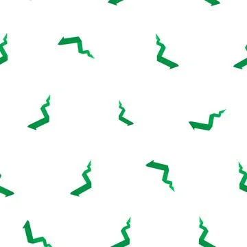 Pattern of modern christmas tree in multi green color. Modern illustration. Flat Stock Illustration