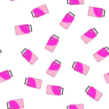 Pattern modern compact photo printer cartoon vector Stock Illustration