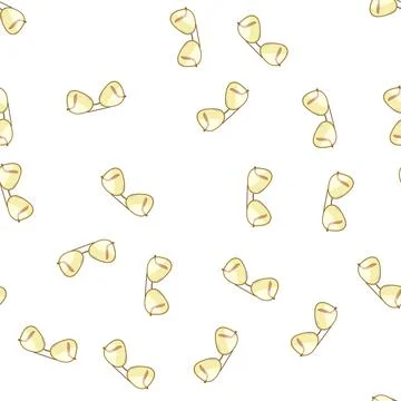 Pattern modern computer glasses cartoon vector Stock Illustration