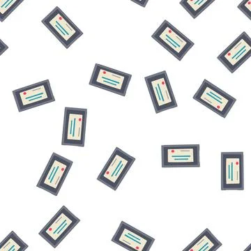 Pattern modern diploma cartoon vector Stock Illustration