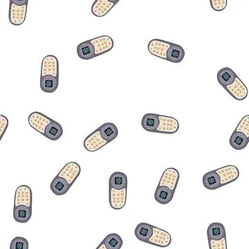 Pattern modern fingerprint door lock cartoon vector Stock Illustration