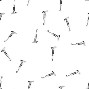 Pattern modern manual vacuum cleaner cartoon vector Stock Illustration