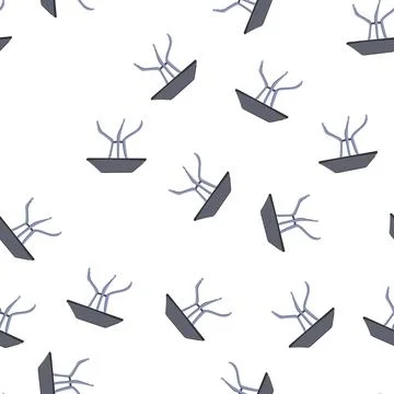 Pattern modern metal table cartoon vector Stock Illustration