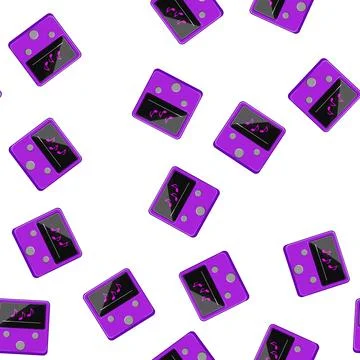 Pattern modern mp3 player cartoon vector Stockillustratie