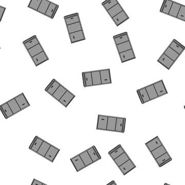 Pattern Modern package delivery locker offering secure access Stock Illustration