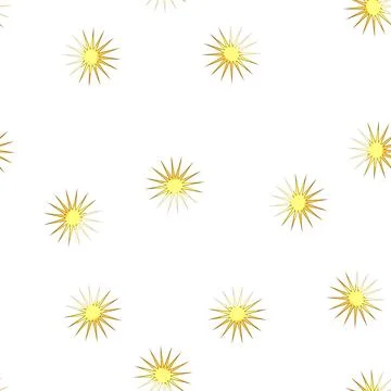 Pattern modern star cartoon vector Stock Illustration