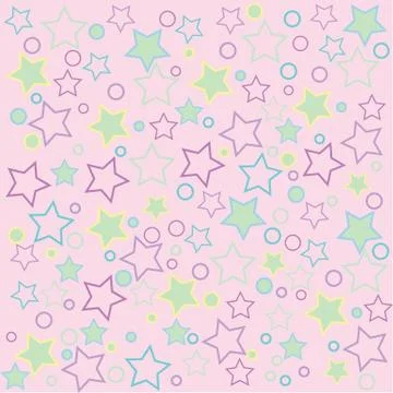 Pattern modern style delicate color. Stock Illustration