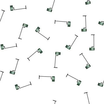 Pattern modern torchere cartoon vector Stock Illustration