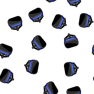 Pattern modern vr glasses cartoon vector 스톡 일러스트