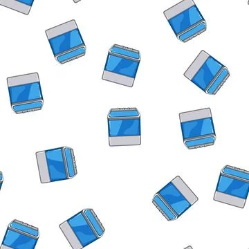 Pattern modern washing machine cartoon vector Illustrazione stock