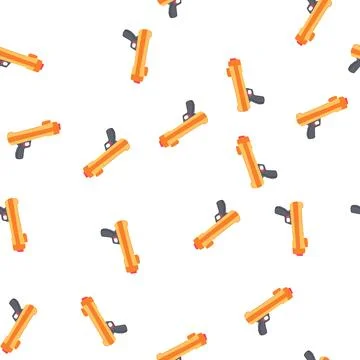 Pattern modulus nerf gun toy cartoon vector Stockillustratie