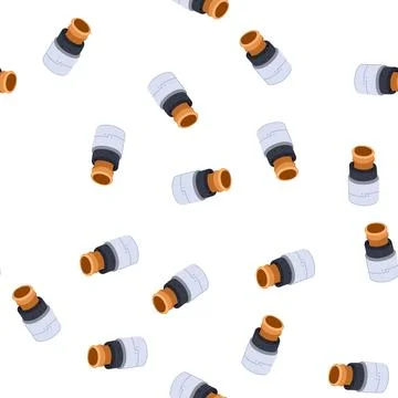 Pattern moisture pipe insulation cartoon vector Stock Illustration