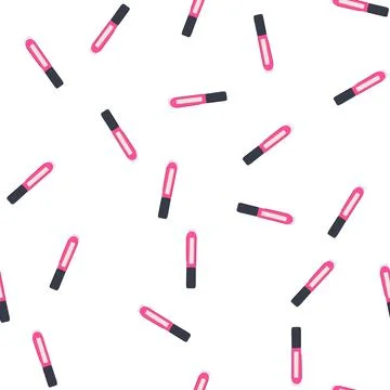 Pattern moisturizing lip gloss cartoon vector 스톡 일러스트