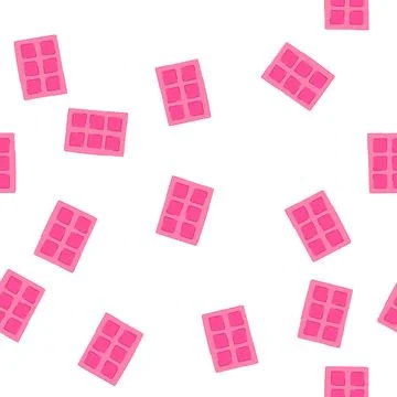 Pattern mold ice cube tray cartoon vector Stock Illustration