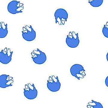Pattern molten melted circle cartoon vector 库存插图