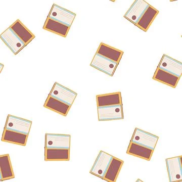 Pattern money checkbook cartoon vector 库存插图