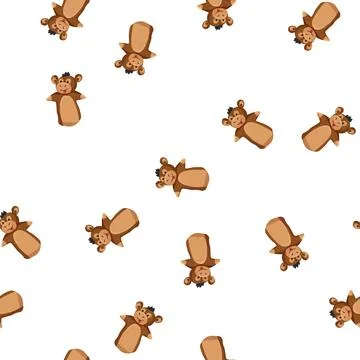 Pattern monkey hand puppet cartoon vector 스톡 일러스트