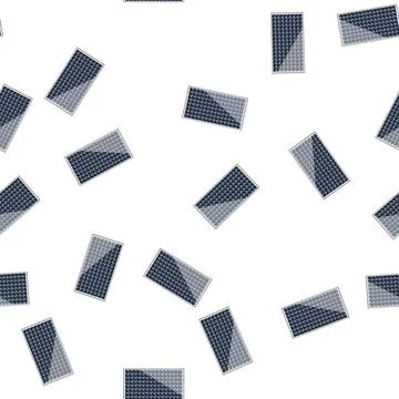 Pattern monocrystalline solar panels cartoon vector 스톡 일러스트