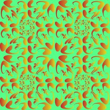 The pattern of monograms. Stock Illustration