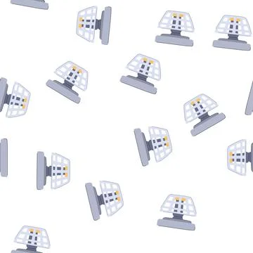 Pattern monoxide smoke detector cartoon vector Stock Illustration