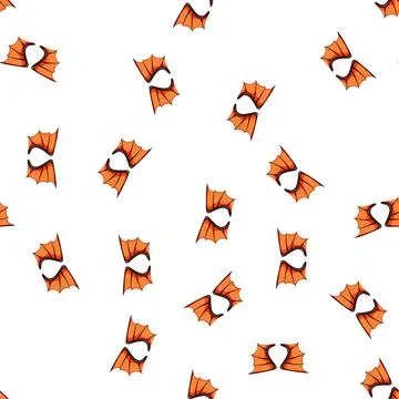 Pattern monster wings dragon cartoon vector Illustrazione stock