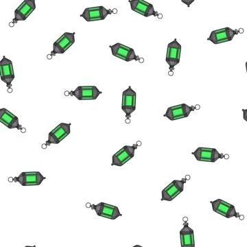 Pattern moon arabic lantern cartoon vector 스톡 일러스트