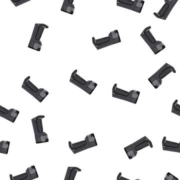 Pattern morning capsule coffee maker cartoon vector Stock Illustration