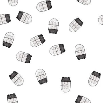 Pattern morning egg cooker cartoon vector イラスト素材