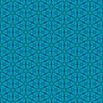Pattern mosaic kaleidoscopic seamless generated texture, ornament, fragile, f Stock Illustration