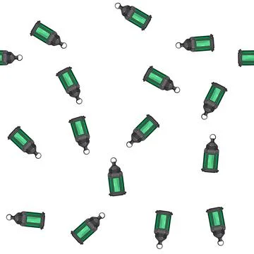 Pattern mosque arabic lantern cartoon vector 스톡 일러스트
