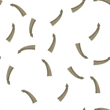 Pattern motif retro arrow banner cartoon vector Illustrazione stock