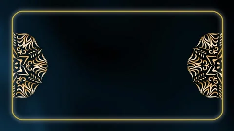 Pattern Motion Animation Luna Zenith Mandala Ramadan Background Video stock 327719707