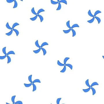 Pattern motor cooling fan cartoon vector Stock Illustration