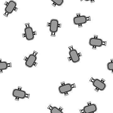 Pattern mount car holder phone cartoon vector 库存插图