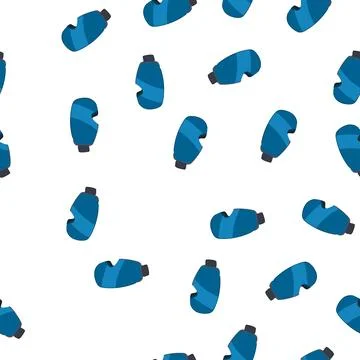 Pattern mountains googles ski cartoon vector Stockillustratie
