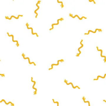 Pattern movement twisted hands cartoon vector Stock Illustration
